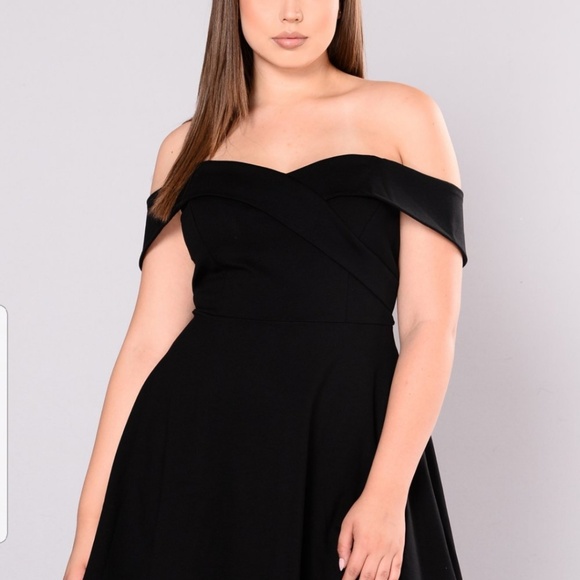 Fashion Nova Dresses & Skirts - BLACK, OFF SHOULDER DRESS